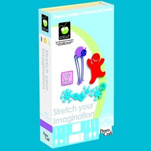 Cricut Cartridge, Stretch Your Imagination Shapes Cartridge.